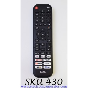 CONTROL REMOTO PARA SMART TV EVL ((NUEVO Y ORIGINAL)) / EN2ZD30EV 